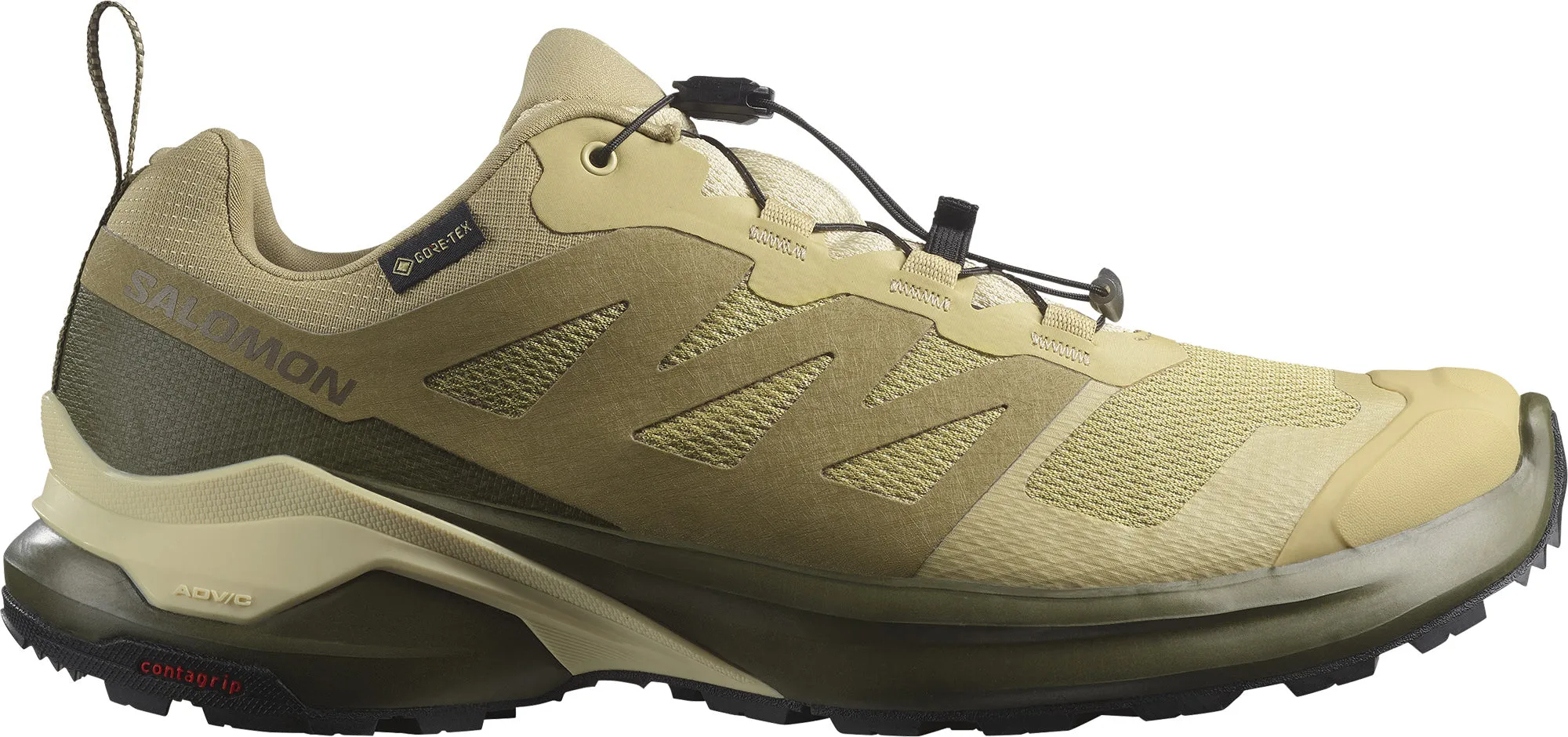 Salomon X-Adventure GORE-TEX Mens Walking Shoes - Green Foot Flexibility Adventurous Boots