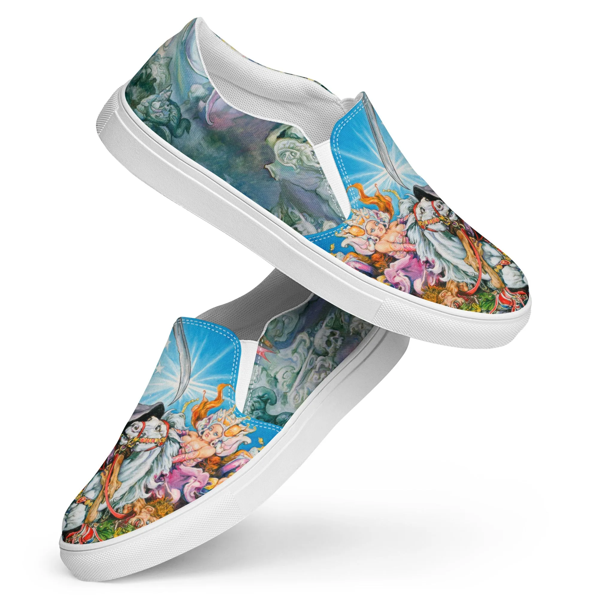 Women??s Mort slip-on canvas shoes *US SIZES SHOWN! USE CHART! Concert Style