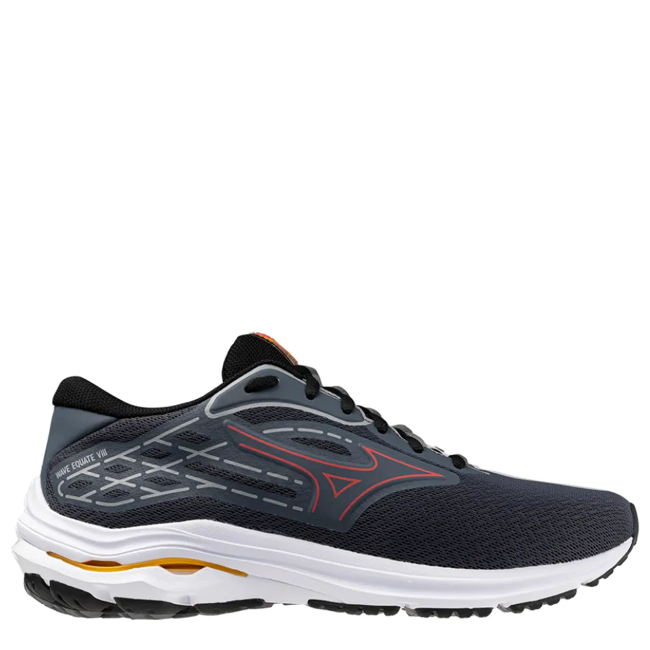 Mizuno Men's Wave Equate 8 Running Shoes in Turbulence/Cayenne/Black fair - themed running shoes