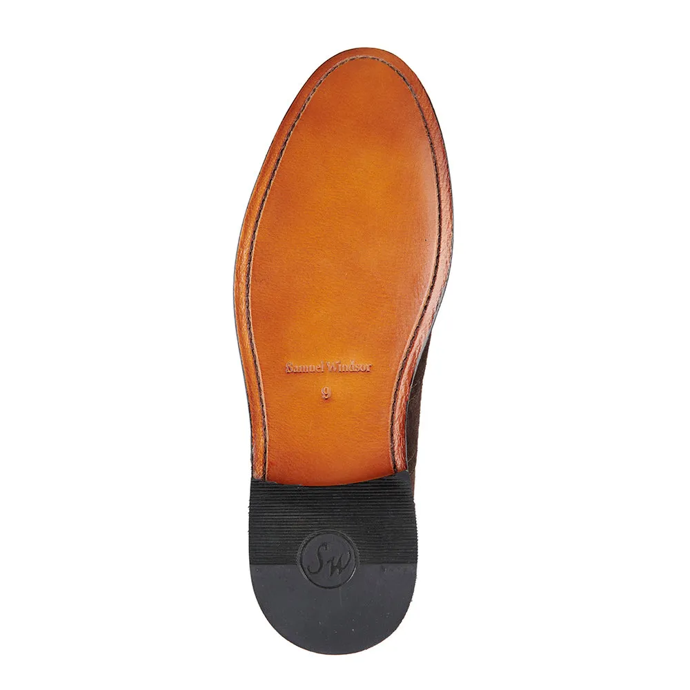 Travel Ready Cheltenham Brogue - Suede
