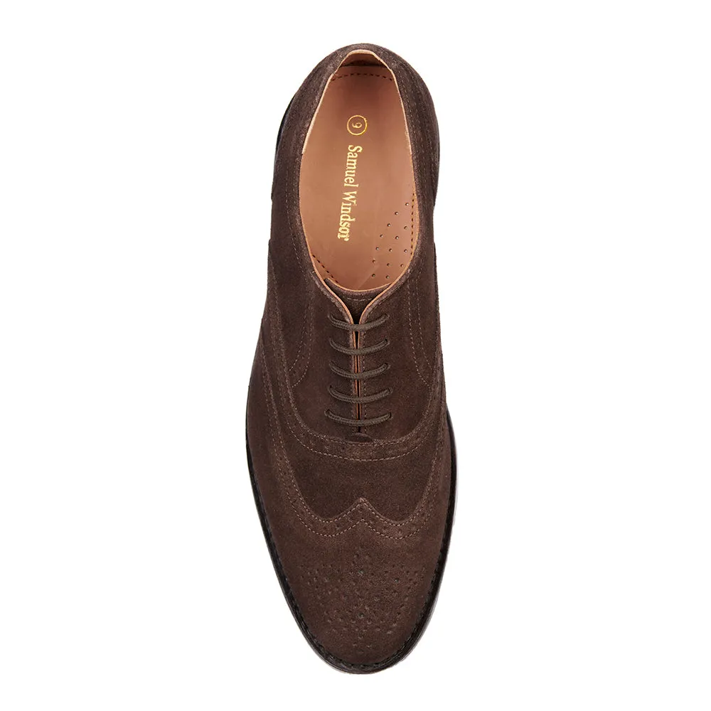 Quick Wear Style Cheltenham Brogue - Suede
