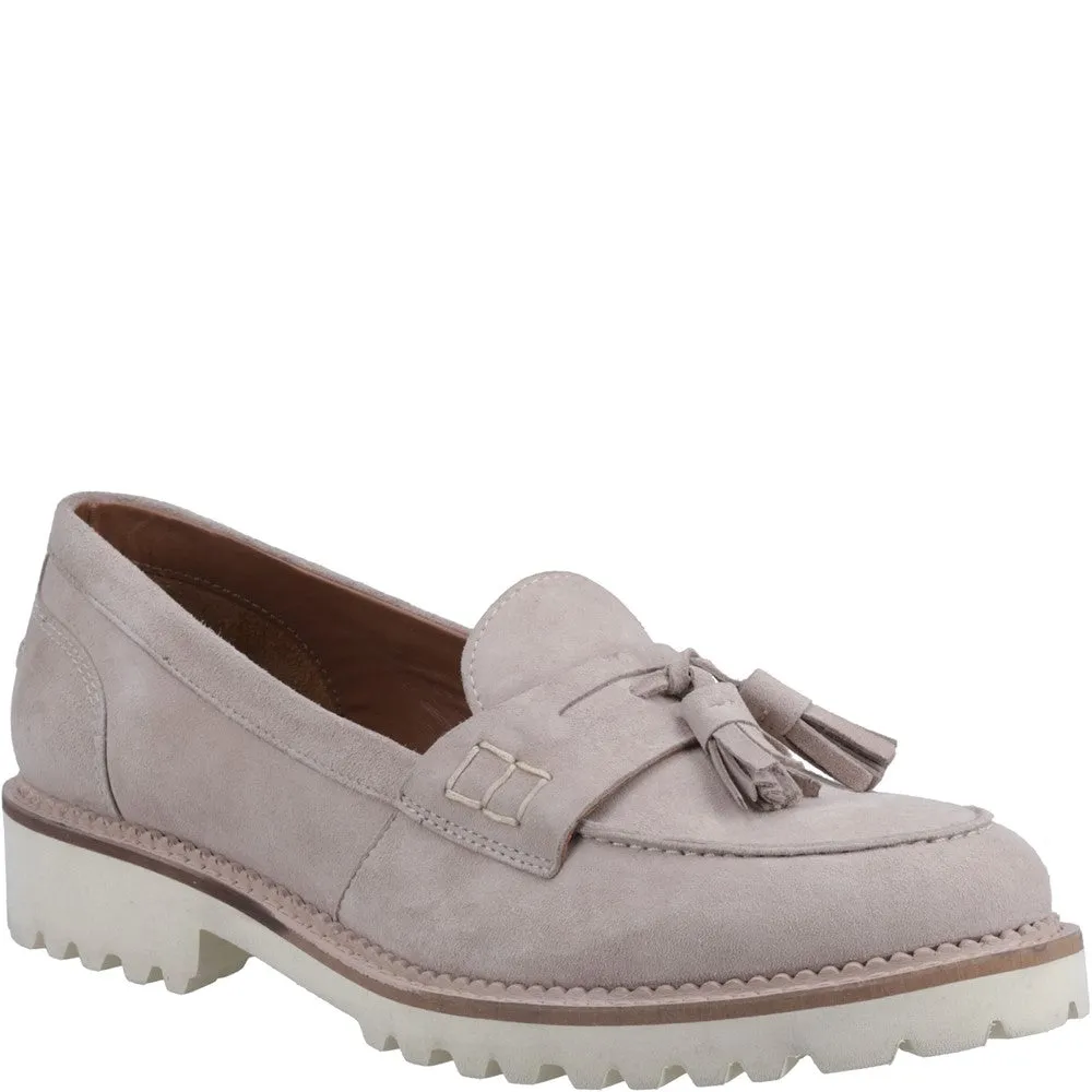 All-Purpose Wear easy move Taupe Ginny Suede Loafers