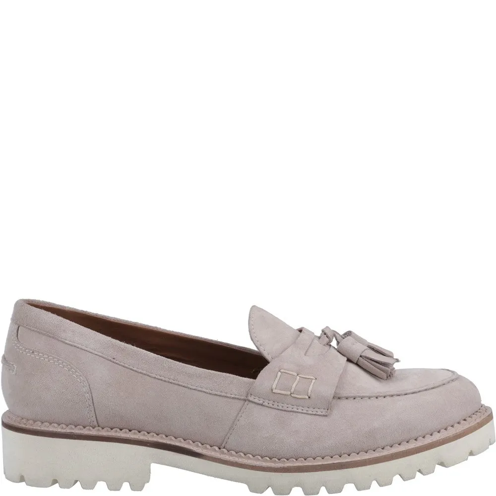 Taupe Ginny Suede Loafers Life Ready