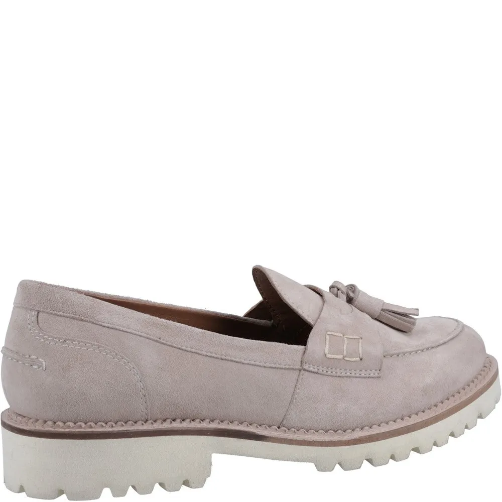 Taupe Ginny Suede Loafers Neat Power