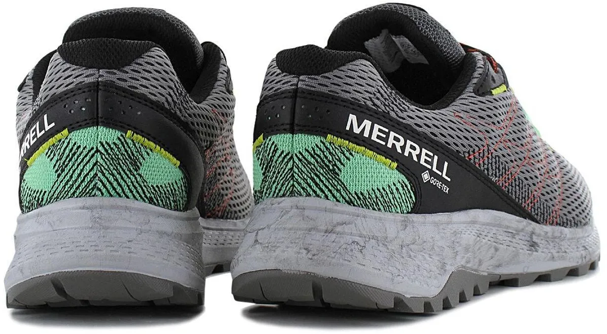 Merrell Fly Strike GORE-TEX Mens Trail Running Shoes - Grey Smooth Insole