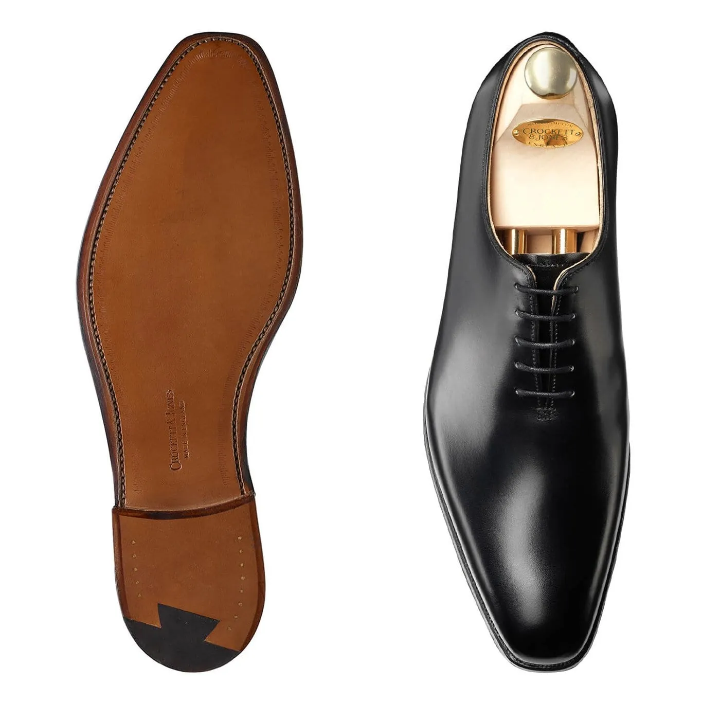 Alex Black Calf Classic Look Shoes Lightweight Structure