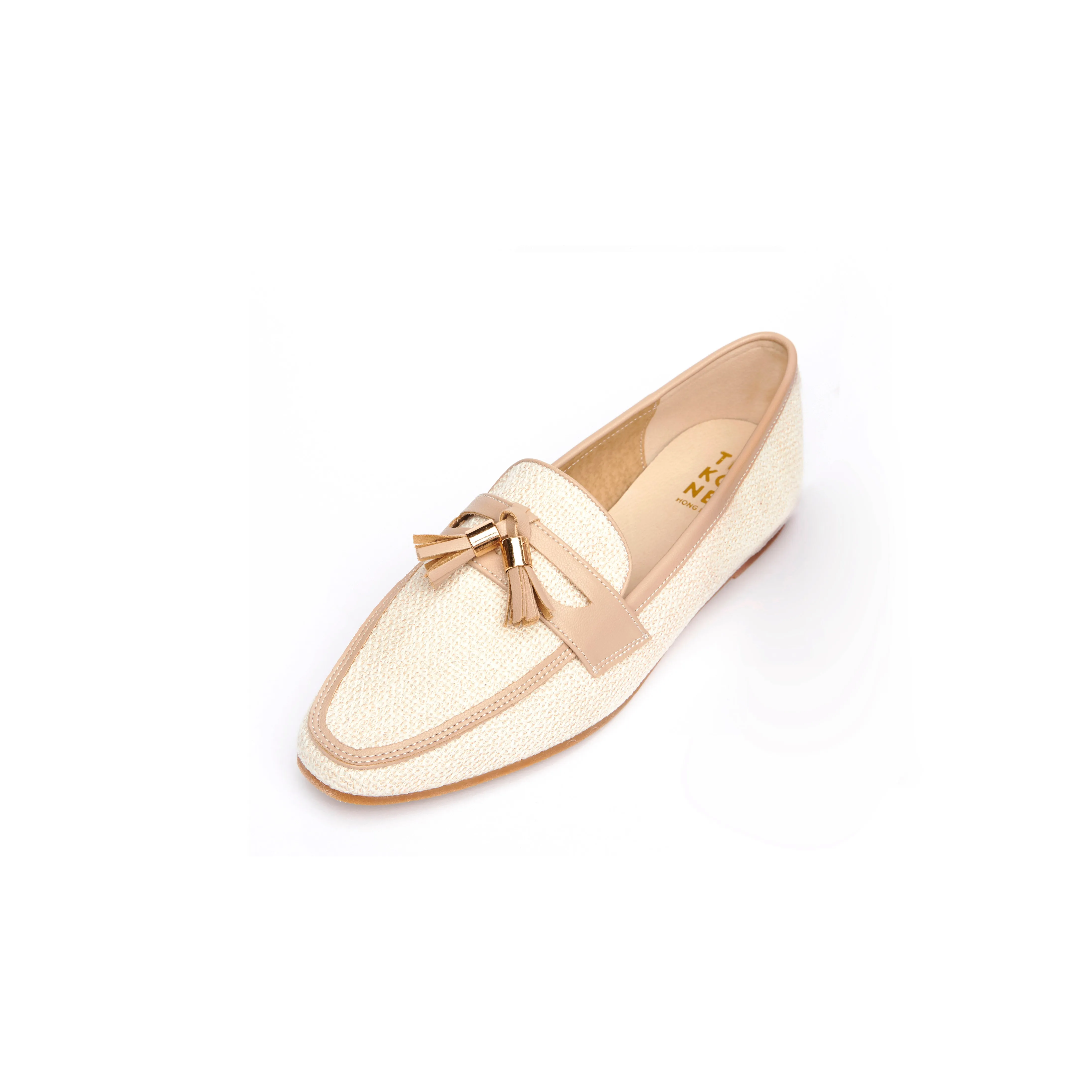 Kenni Tassel Loafers - Beige ( BEI ) Classic Fit Street Roam