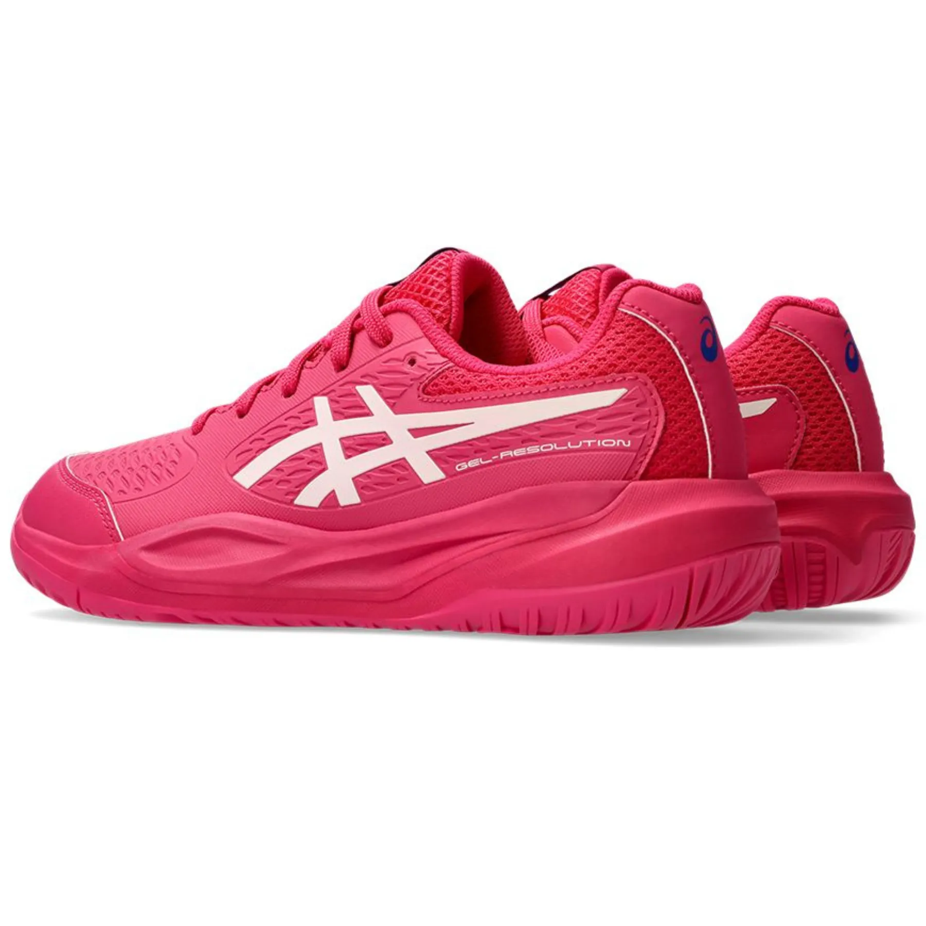 Outdoor Fans Asics Gel Resolution X Junior Tennis Shoes - Bright Rose/Cream