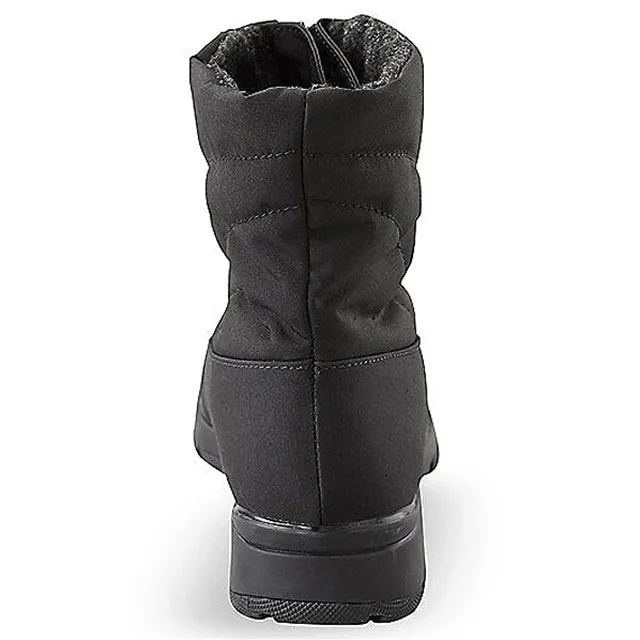 Travel Boots Outdoor Adventure Boots Toe Warmers Magic Snow Boot Black (Women's)
