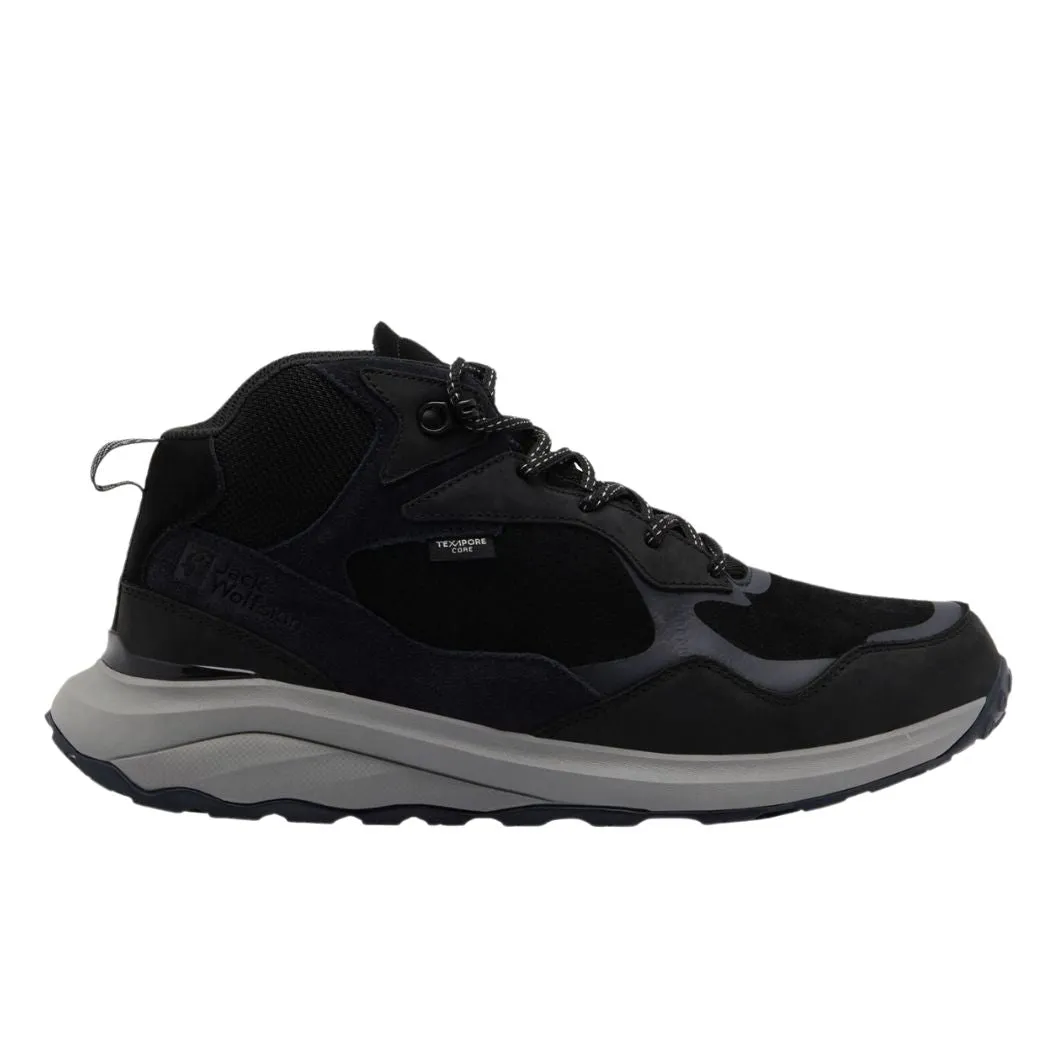 jack wolfskin Camp Fever Texapore Mid Men's Waterproof Outdoor Shoes Core Flex