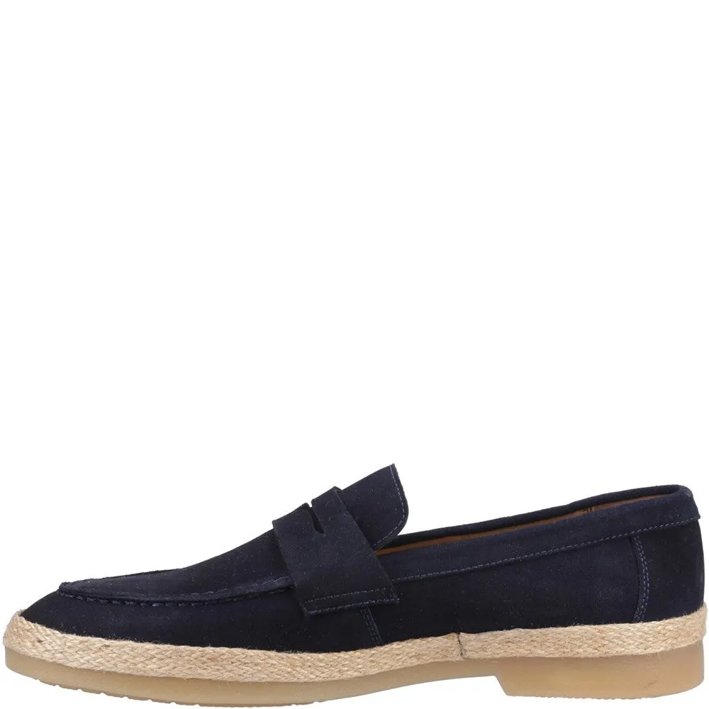 Durable Slip-ons Navy Laurence Loafers