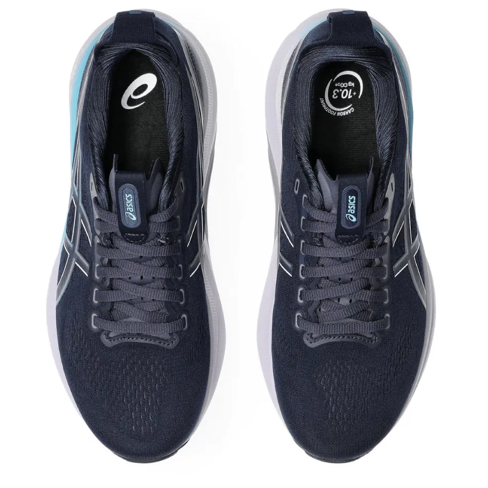 ASICS Women's GEL-KAYANO 32 Running Shoes in Midnight/Stillwater AW25 patent leather shoes Stylish Gear