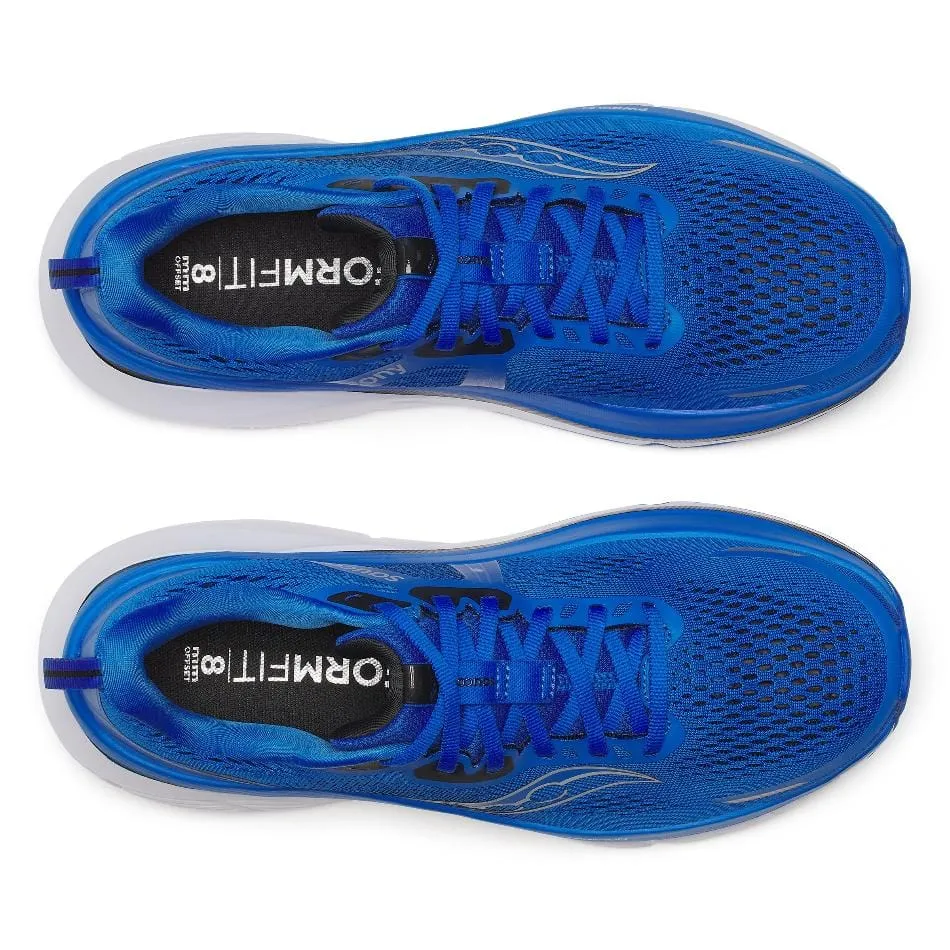 Saucony Men's Guide 18 Running Shoes in Skydiver/Black SS25 high - arch