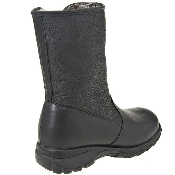 Toe Warmers Shield Waterproof Boot Black Leather (Women's) Weather-Safe Gear