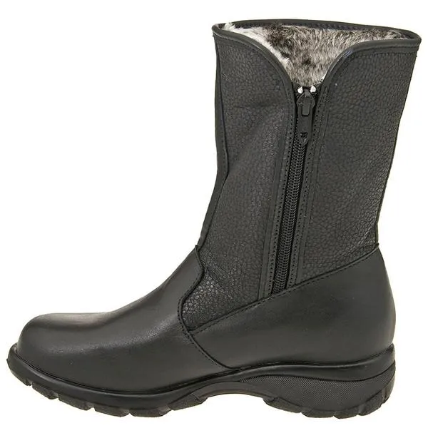 Toe Warmers Shield Waterproof Boot Black Leather (Women's) Winter Trail Shoes