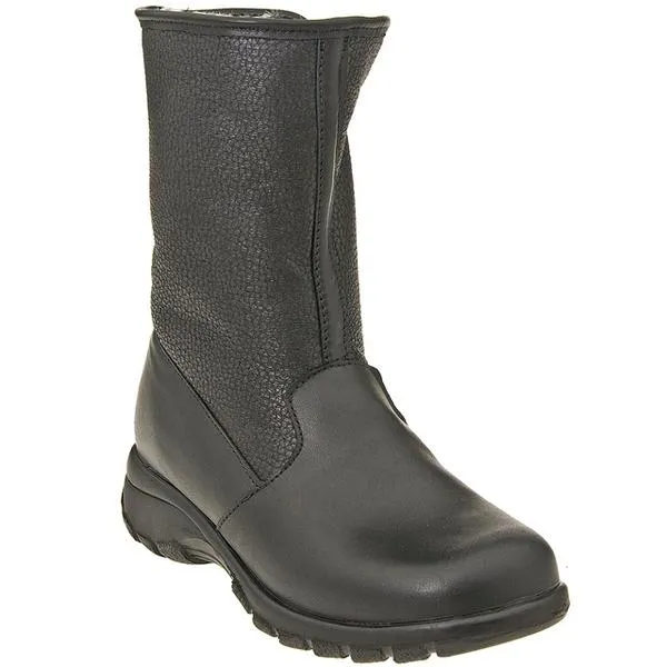 Cold Terrain Protection Winter Chic Toe Warmers Shield Waterproof Boot Black Leather (Women's)