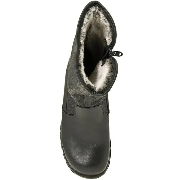 Toe Warmers Shield Waterproof Boot Black Leather (Women's) Chilly Walks Heavy Duty Boots