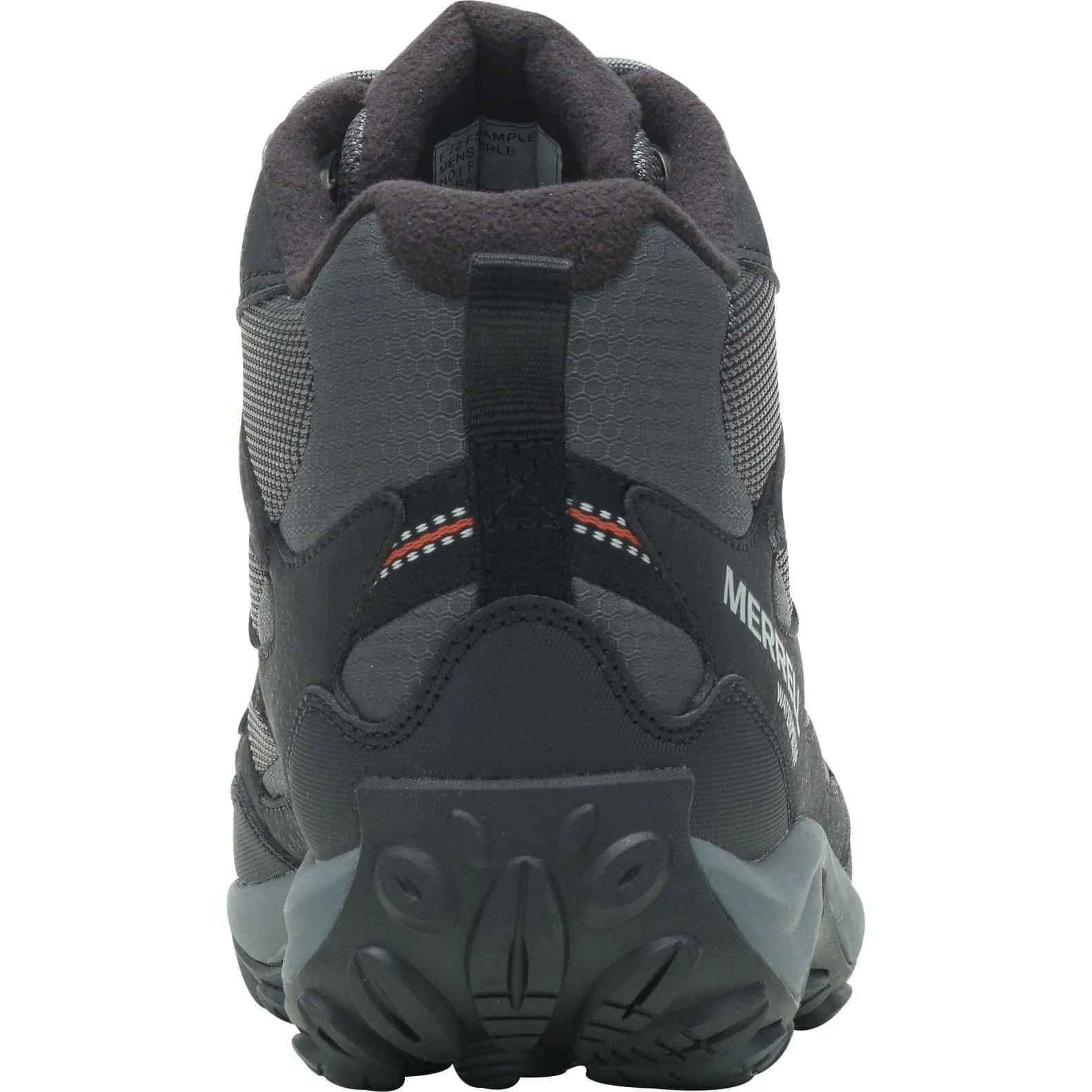 trekking Trail Support Merrell West Rim Sport Thermo Mid Mens Waterproof Walking Boots - Black