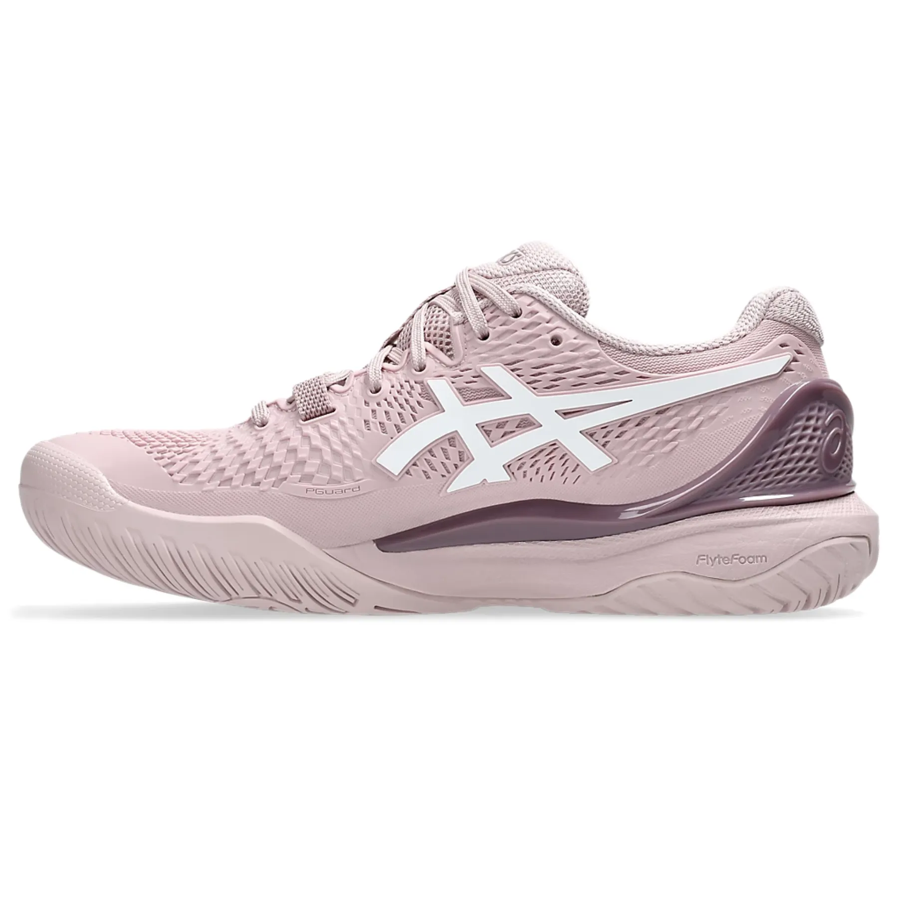 Modern Motion Asics Gel-Resolution 9 Wide Women Tennis Shoes - Watershed Rose/White