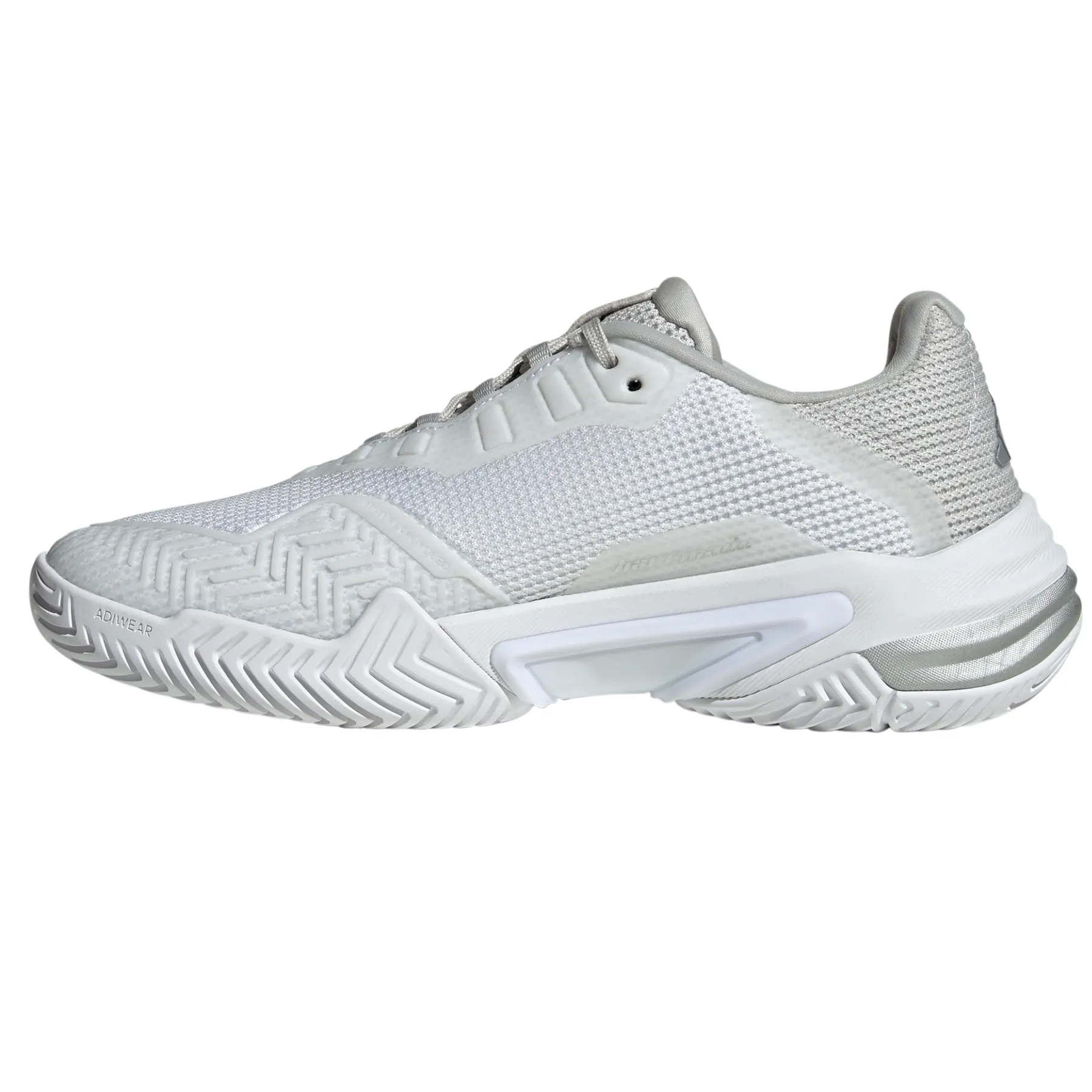 Sprint Practice Adidas Barricade 13 Womens Tennis Shoes - Footwear White/Core Black/Grey One
