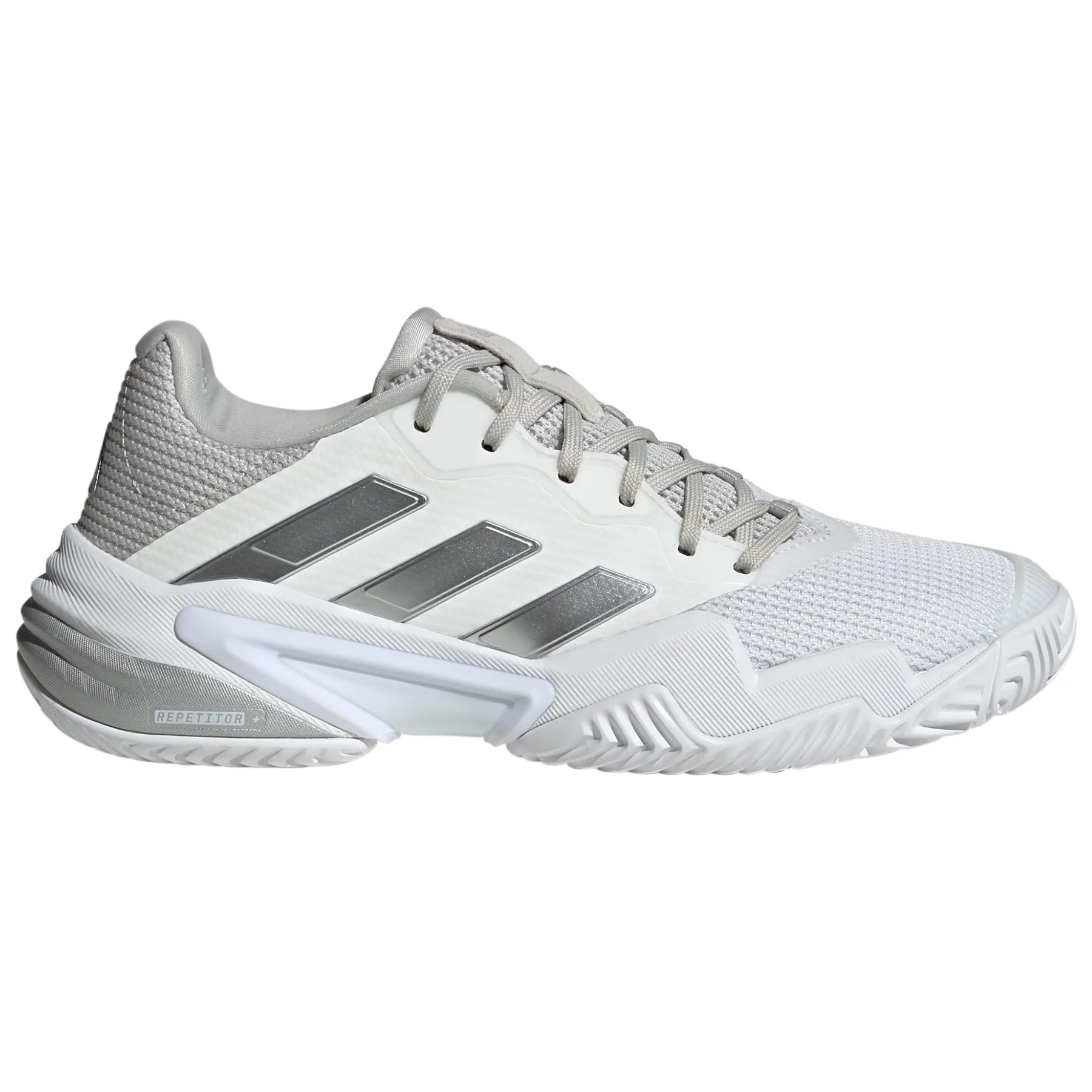 Hard wearing Adidas Barricade 13 Womens Tennis Shoes - Footwear White/Core Black/Grey One