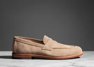 Light Guard Easy to Wear Unlined Traveler Penny Sand Suede