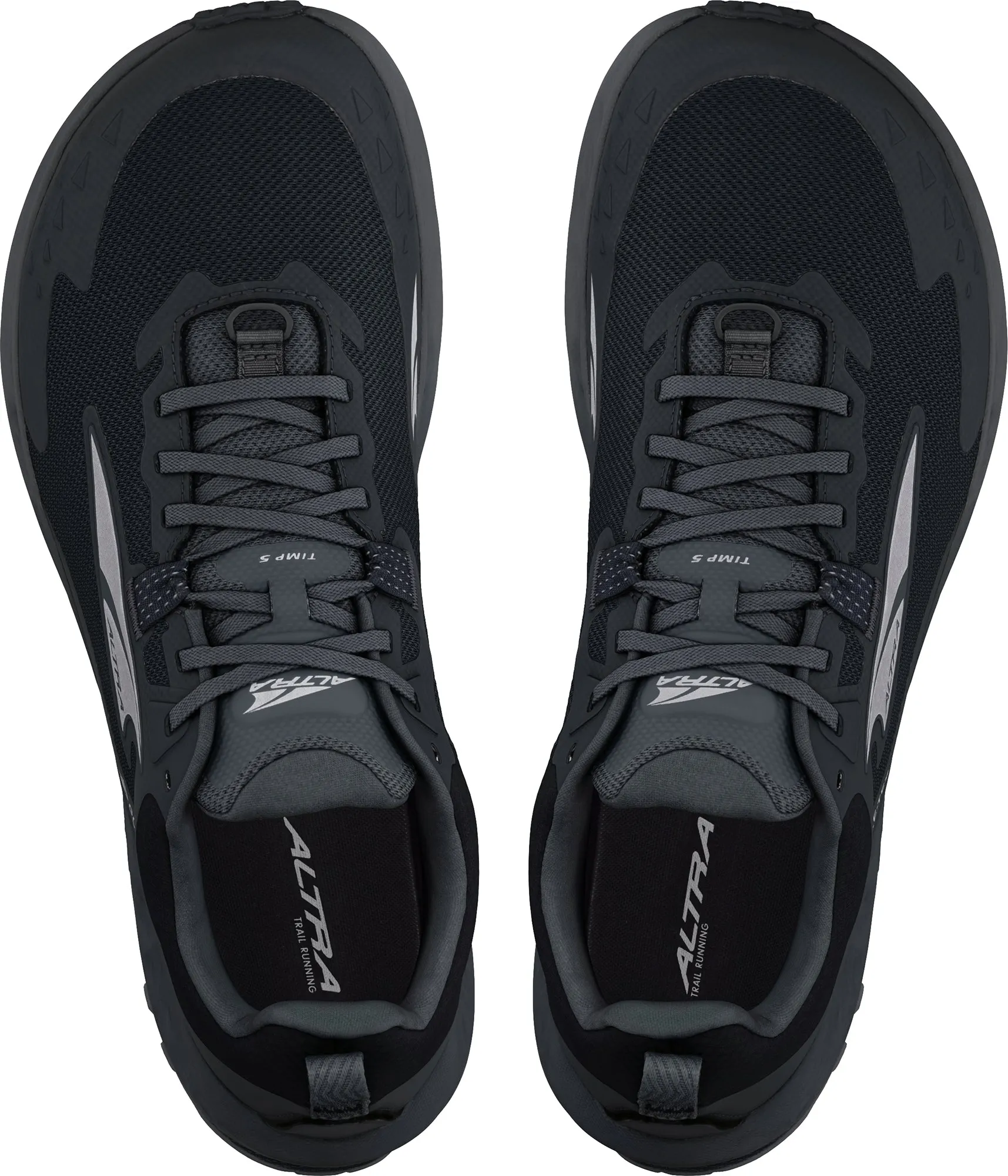 Endurance Gear Slip-resistant rubber keeps footing dependable Altra Timp 5 GORE-TEX Mens Trail Running Shoes - Black