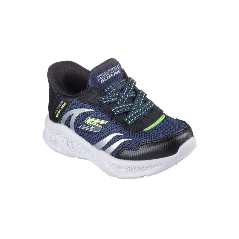 Comfy Step Shoes Soft Slip On SLIP-INS: SKECHERS METEOR-LIGHTS - 403848N/NVBK