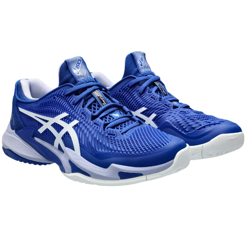 Asics Court FF 3 Novak Mens Tennis Shoes - Blue/Fresh Air Stylish