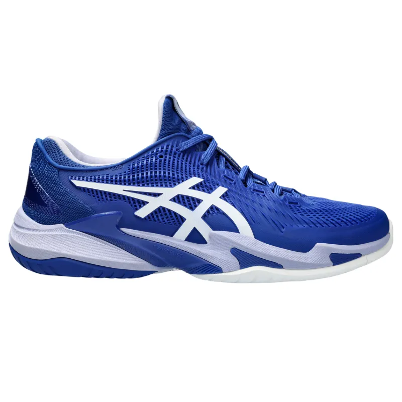 Asics Court FF 3 Novak Mens Tennis Shoes - Blue/Fresh Air Dynamic Movement