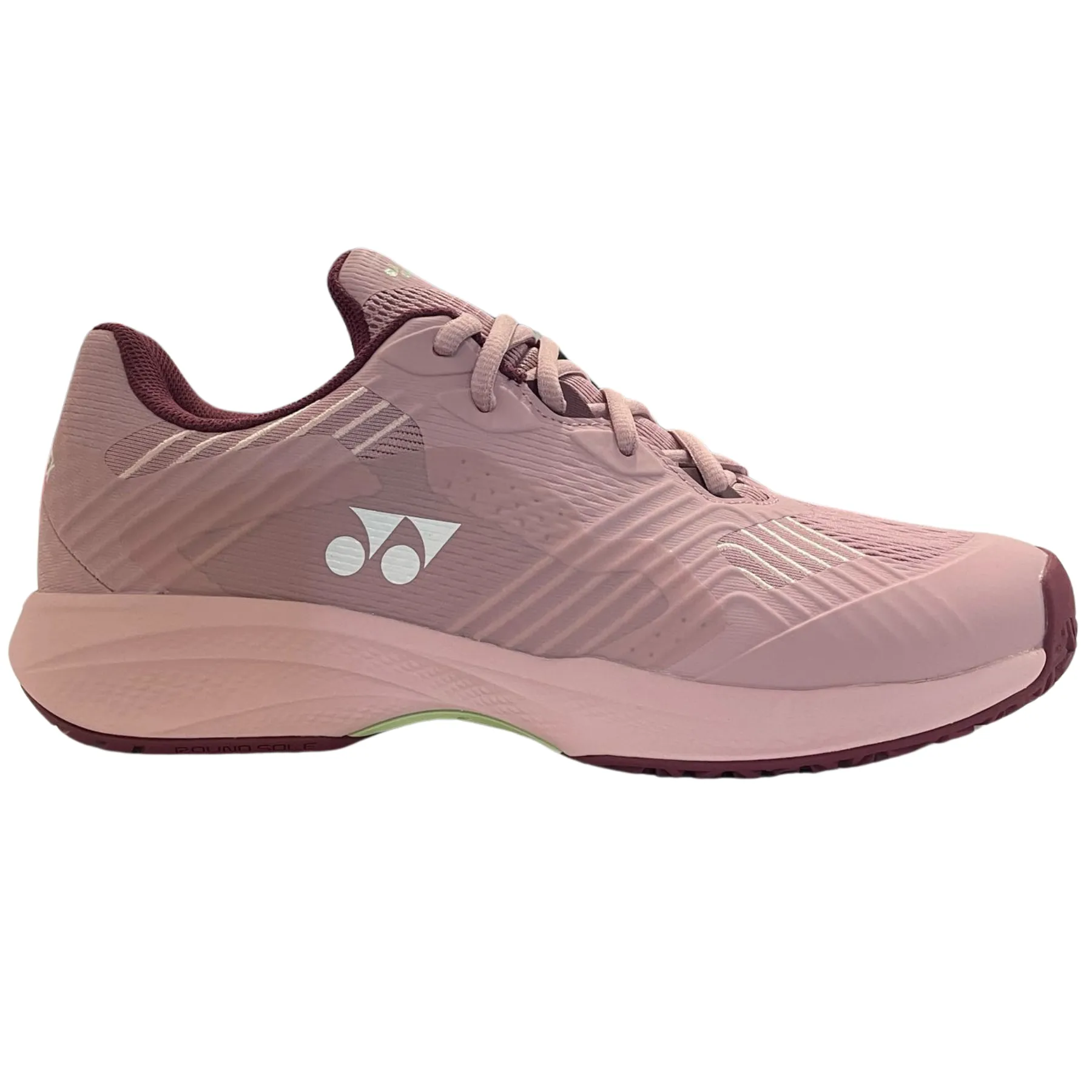 Non Slip Yonex Sonicage All Court Power Cushion Womens Tennis Shoes - Smoke Pink