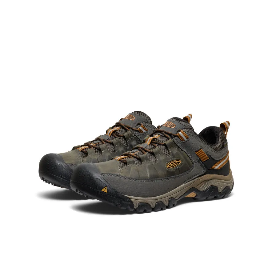 Reinforced Sides Quick Move Men's Targhee III Waterproof  |  Black Olive/Golden Brown