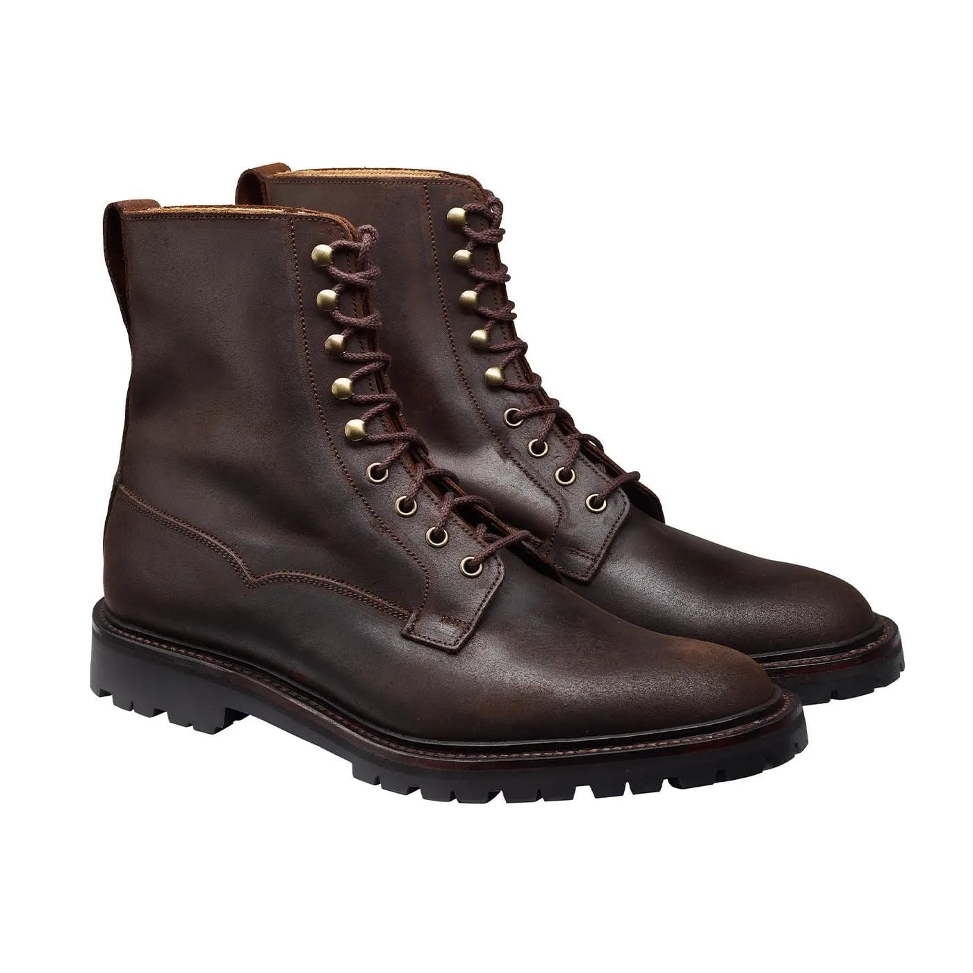 Everyday Use Light Sole Grizedale Dark Brown Rough-Out Suede