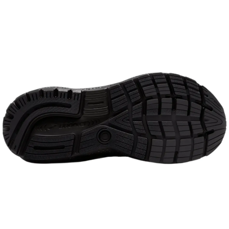 Brooks Men's Ghost 16 GTX Running Shoes in Black/Black/Ebony SS25 EVA foam Slip Resistant Outsole