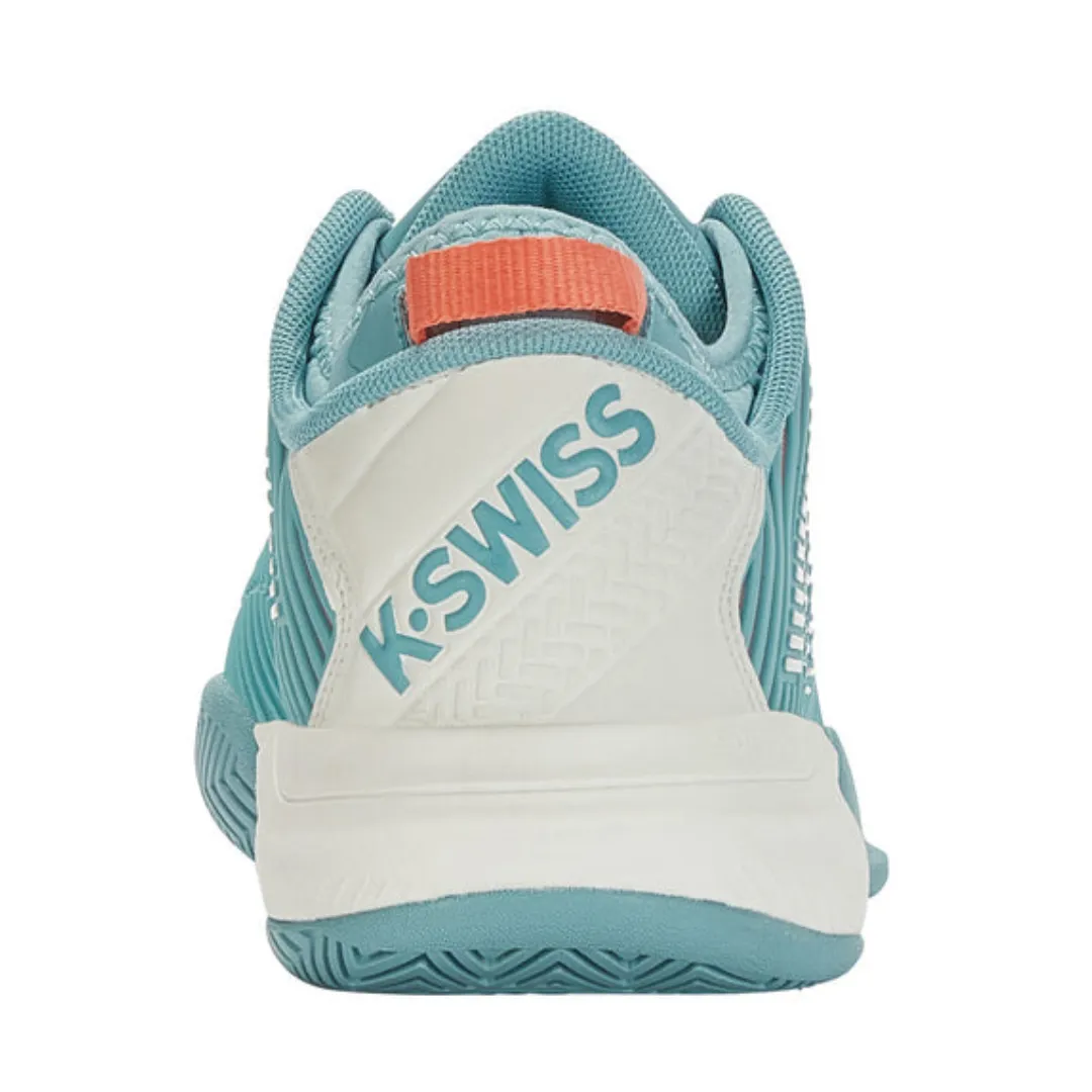 K Swiss Hypercourt Supreme Women Tennis Shoes - Nile Blue/Blanc De Blanc/Desert Flower Dynamic Sole