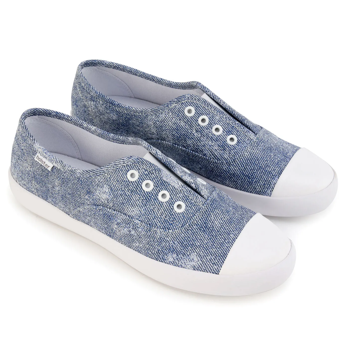 Laila - Denim Comfortable Upper Zip Up