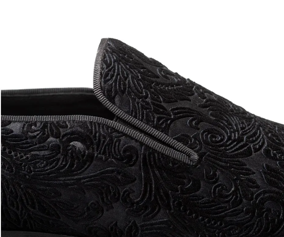 Style: Travolta Velvet Formal Loafer Comfortable Insole