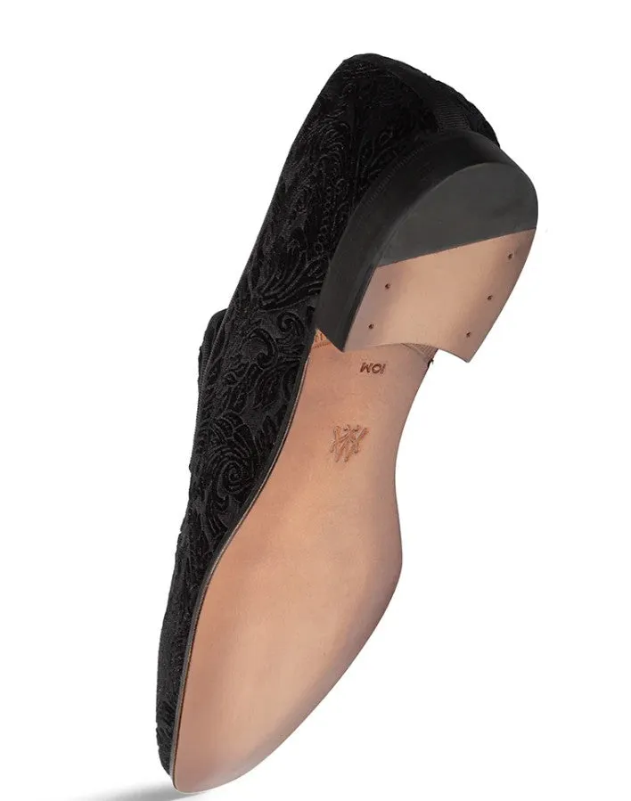 Style: Travolta Velvet Formal Loafer Desert Path