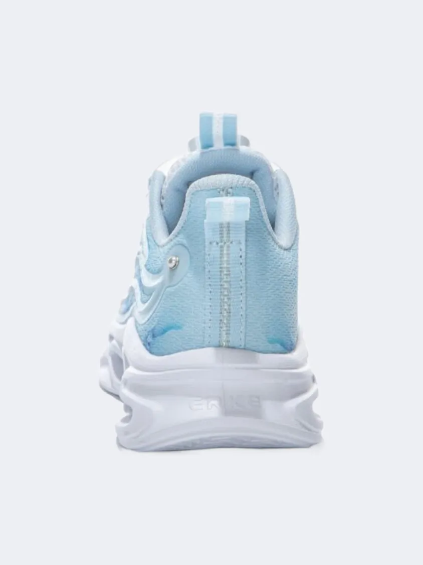 Weekend Casual Classic Base Erke Kids-Girls Running Shoes Light Blue/White