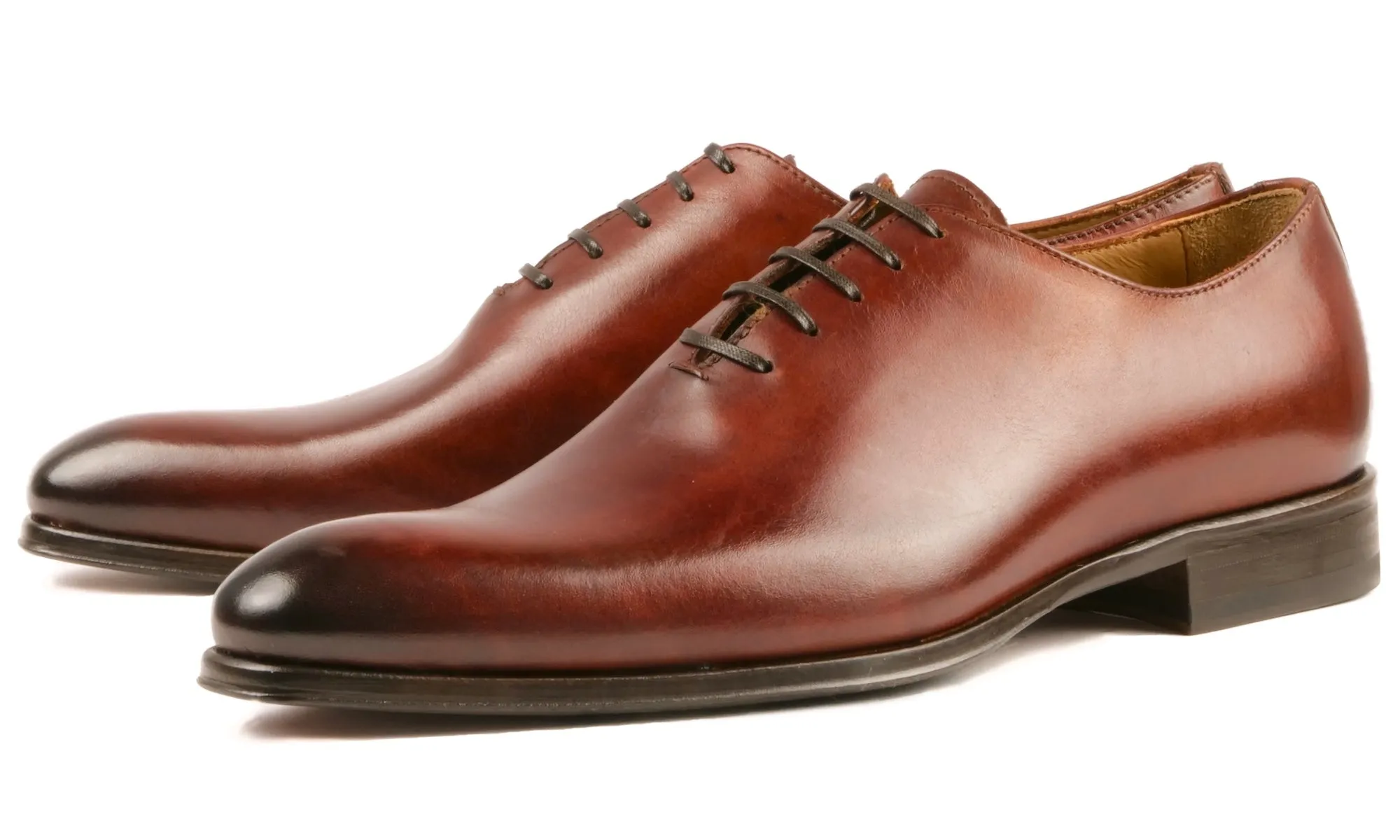 Smart Casual Wear Versatile Comfort Benson Wholecut Oxford Chestnut