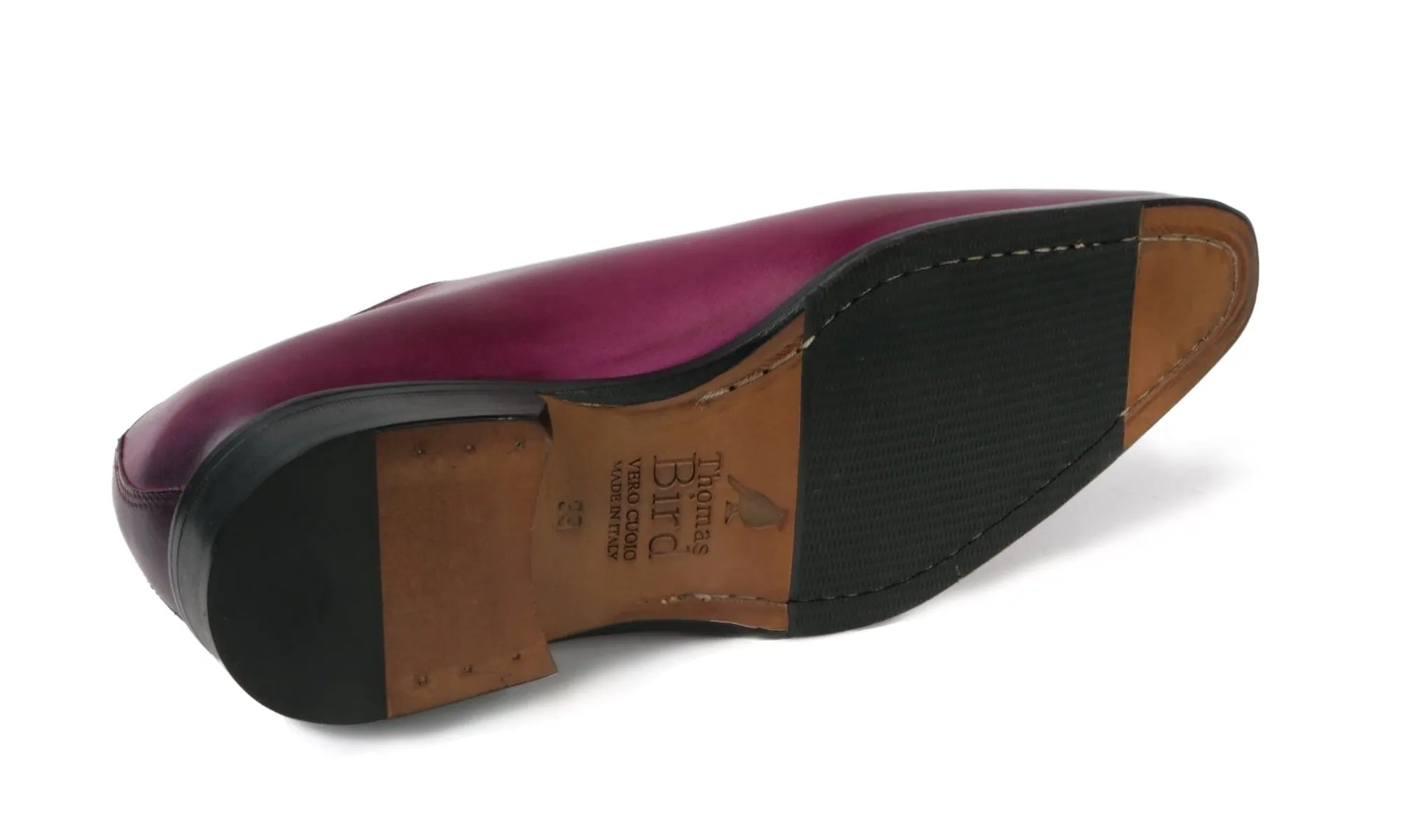 Benson Wholecut Oxford Plum Chic Walking Shoes Shock Absorbing