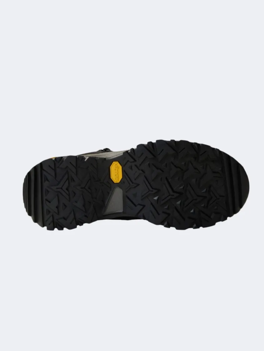 The North Face Hedgehog Mid Goretex Women Hiking Shoes Black/Asphalt Grey Outdoor Support