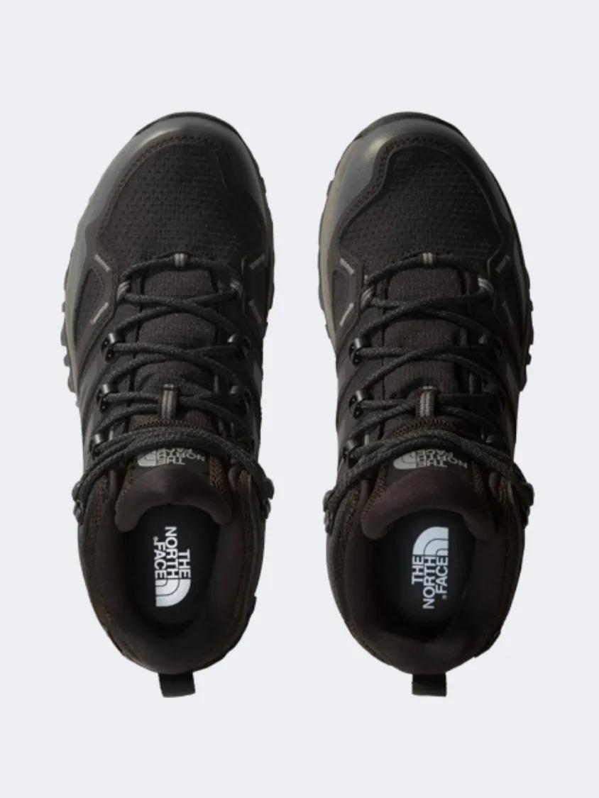 The North Face Hedgehog Mid Goretex Women Hiking Shoes Black/Asphalt Grey Waterproof Protection Rain Weather