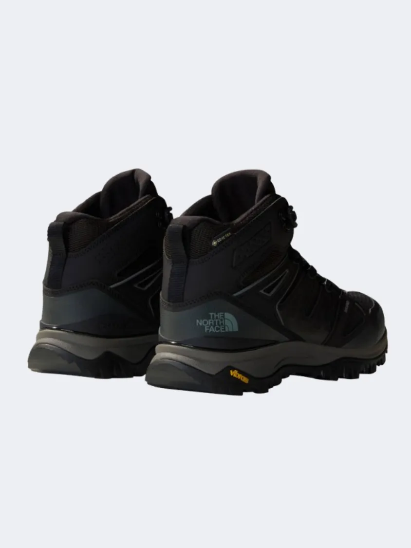 The North Face Hedgehog Mid Goretex Women Hiking Shoes Black/Asphalt Grey Durable Footwear Natural Grip
