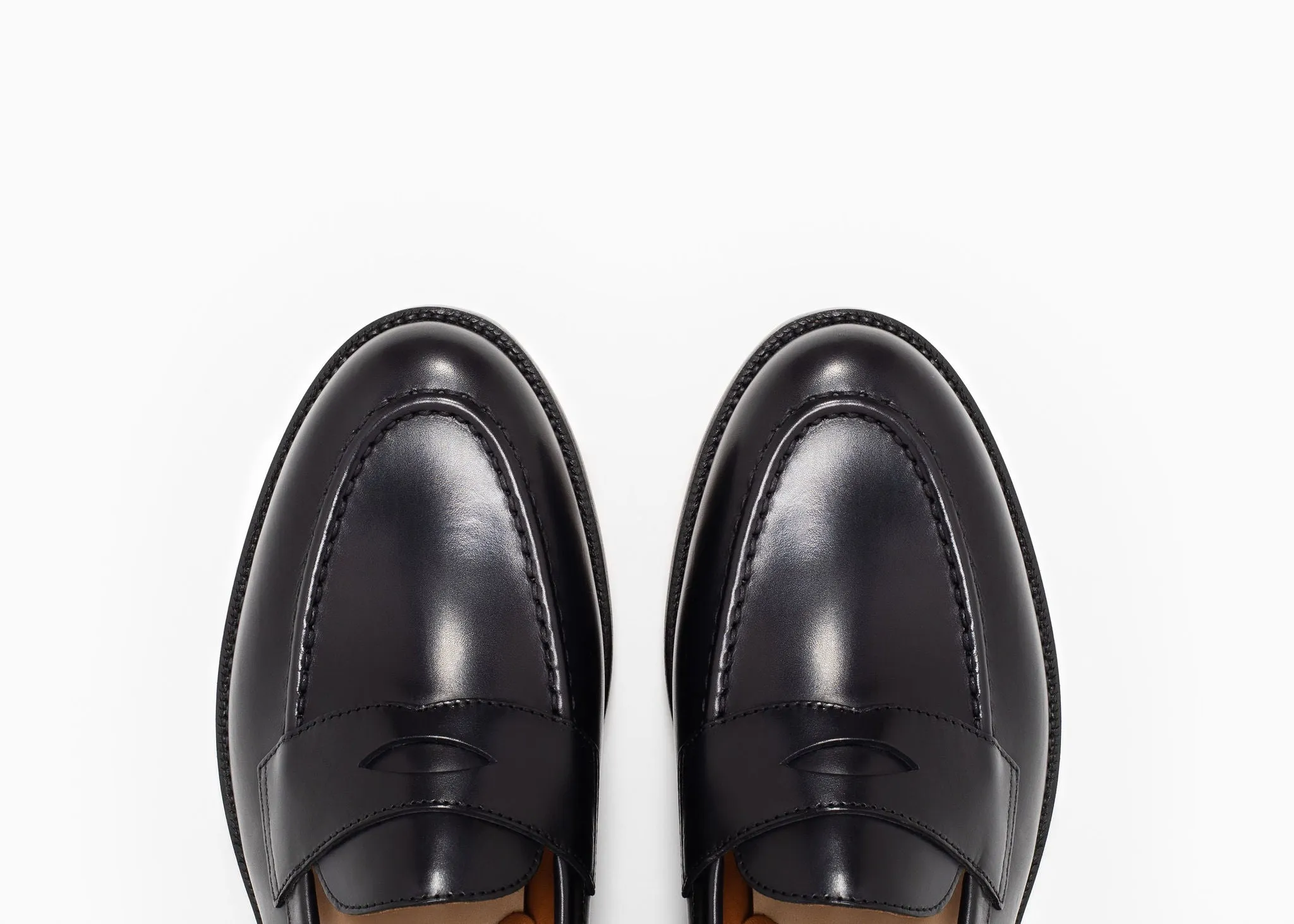 Traveler Penny Black Calf Toe Steady