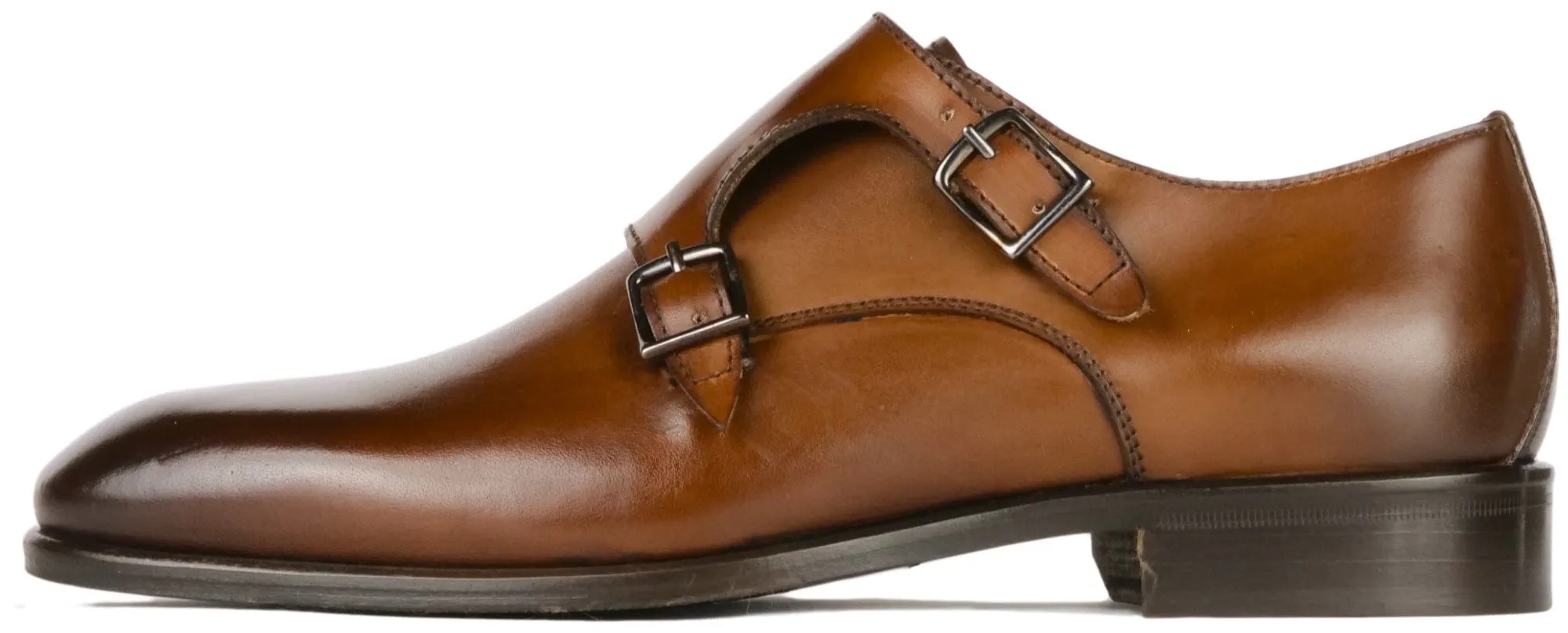 Ashcroft Monk Strap Tan Flex Walk