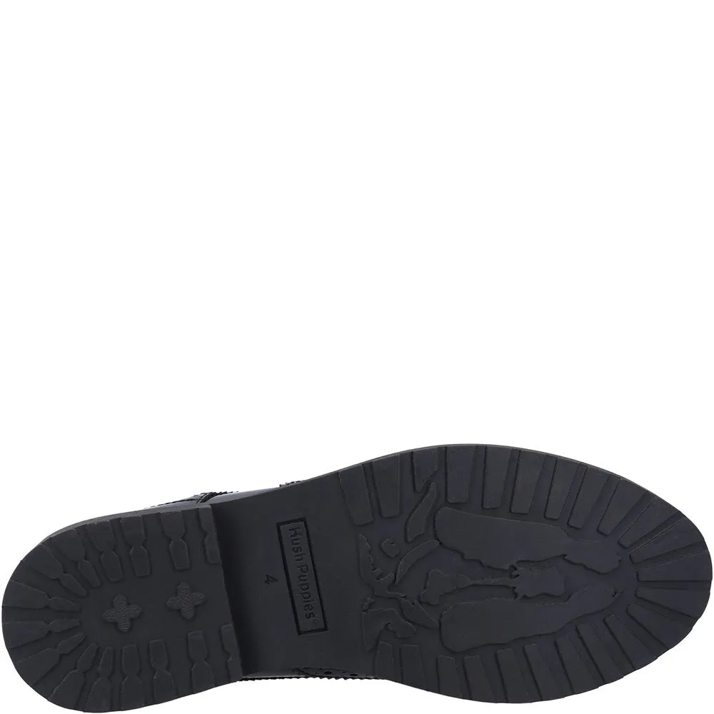 Drawstring Lace Black/Brown Verity Loafers