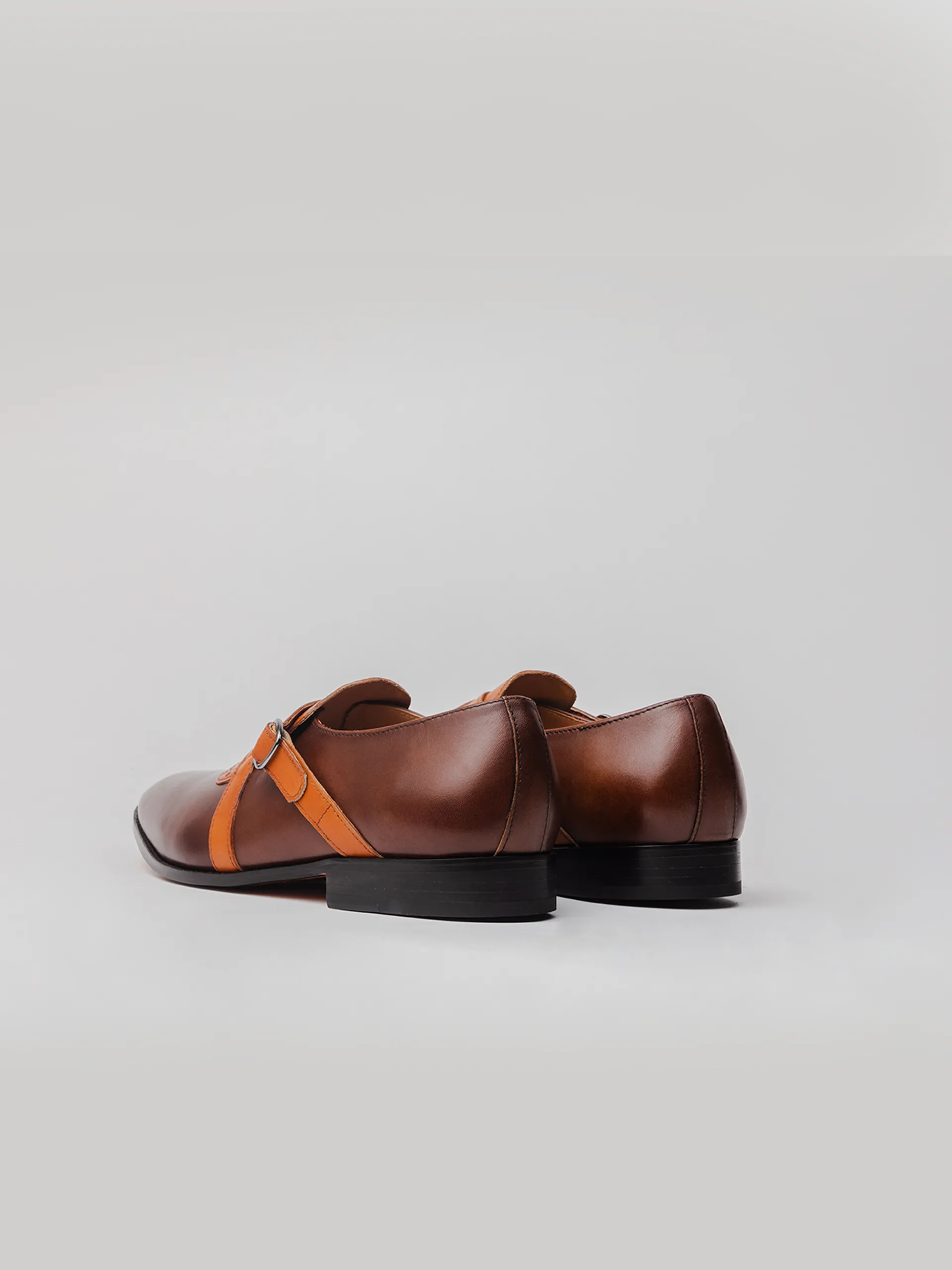 High Society Jayden Single  Monk-strap - Tan/Brown