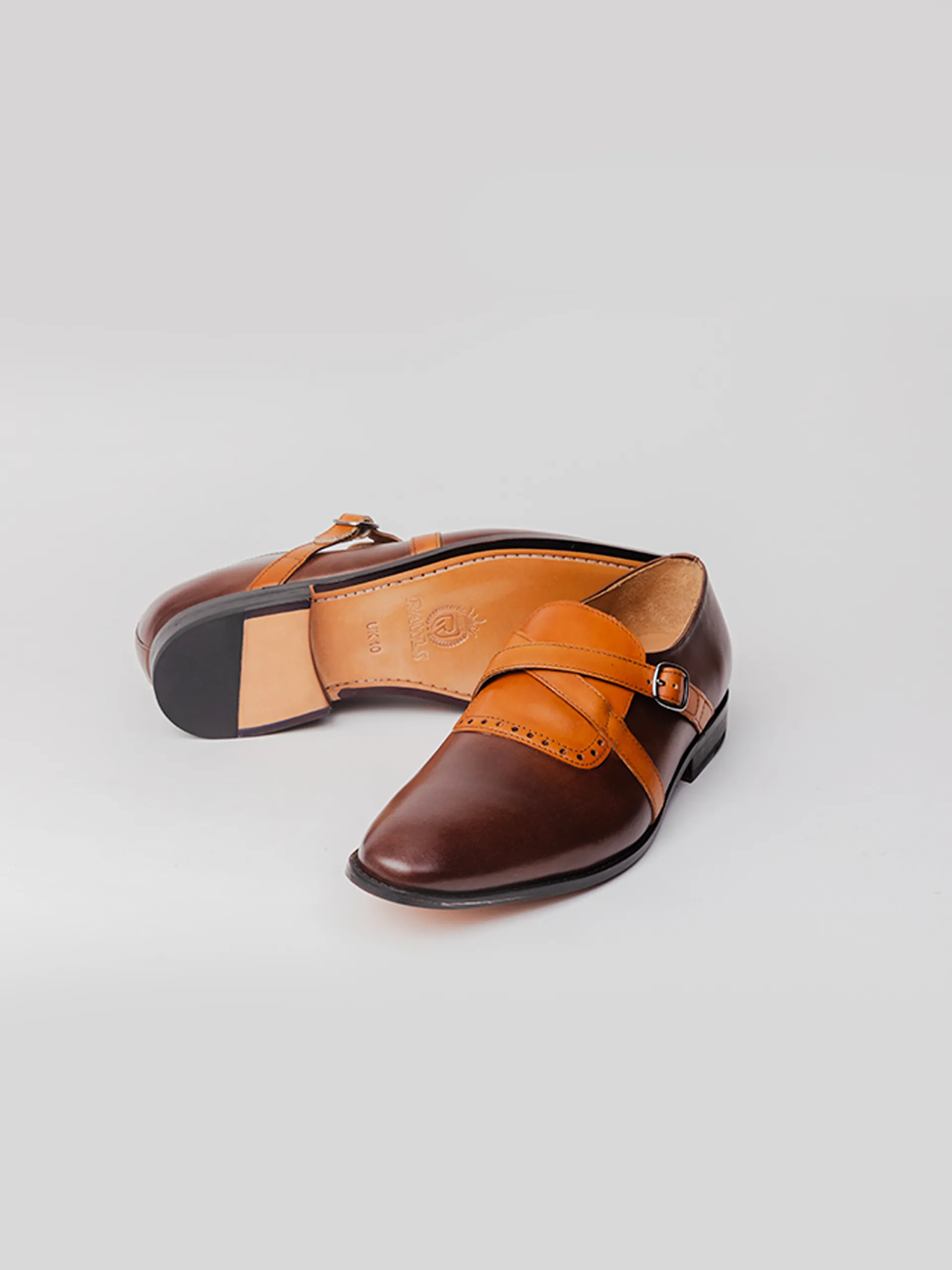 Heritage Craft Jayden Single  Monk-strap - Tan/Brown