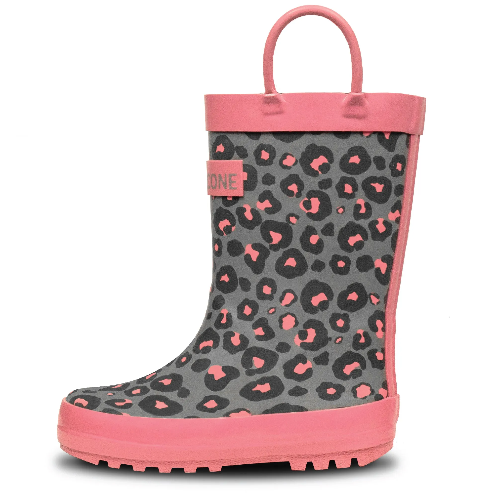 All Weather Protection Chic Design Leopard Shiny Rainboot